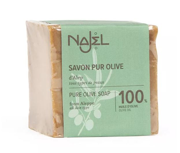 NAJEL Savon d'Alep Pur Olive 100% huile d'olive Tous types de peaux