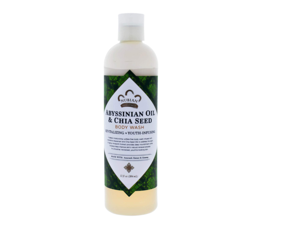 NUBIAN Heritage Abyssinian & Chia Seed – Lait corps 384ml
