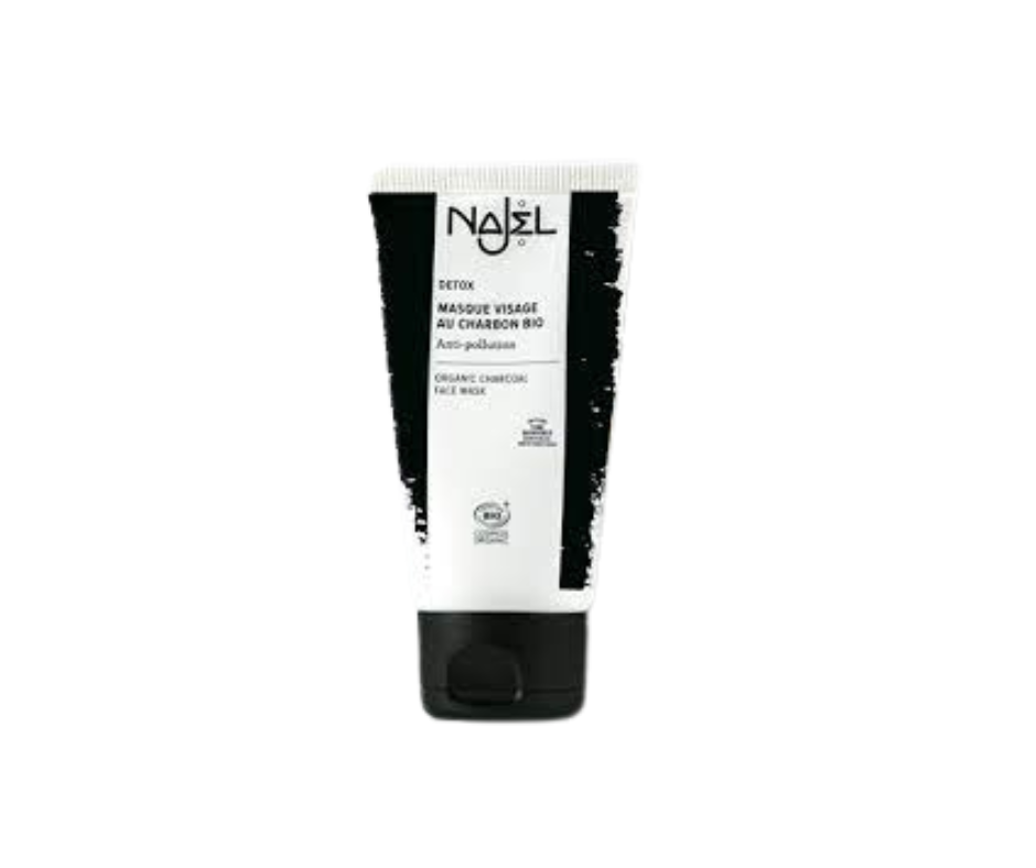 NAJEL Masque Visage Detox au charbon bio Désincrustant & anti-imperfections