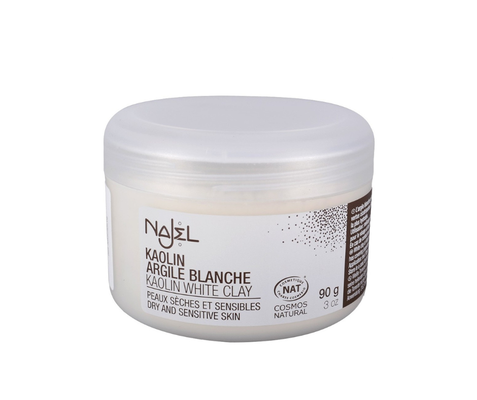 NAJEL Kaolin Argile blanche Peaux sèches et sensibles