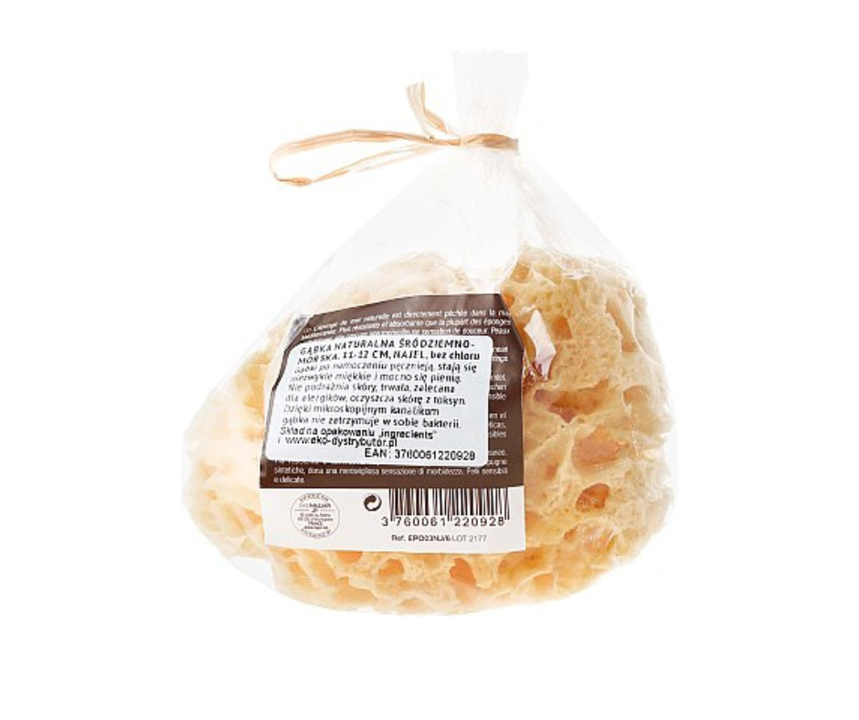 NAJEL Éponge naturelle de la mer Méditerranée Absorbante et moussante