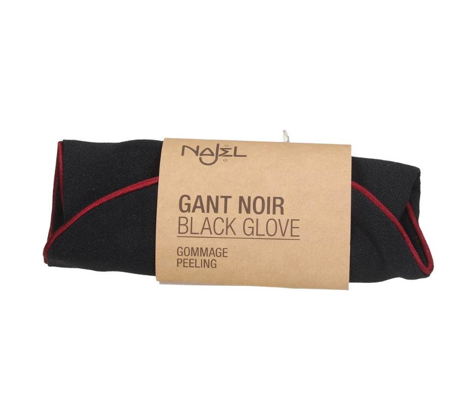 NAJEL Gant Noir Kessa Gommage oriental