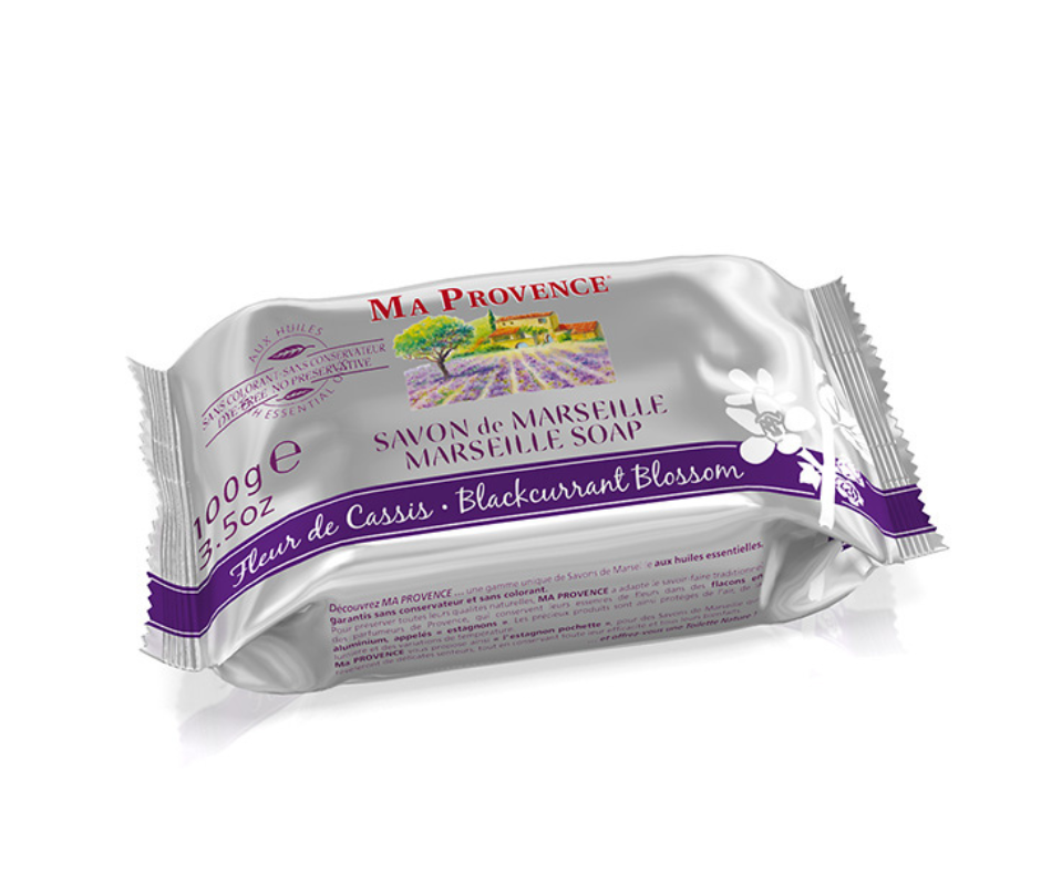 Ma Provence Savon de Marseille Fleur de Cassis 100g