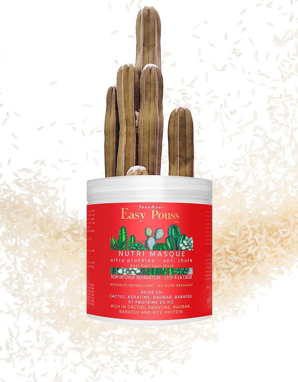 EASY POUSS Nutri Masque Protéiné 250ml – Soin Profond Réparateur & Anti-Casse | Sequoia Store Côte d’Ivoire