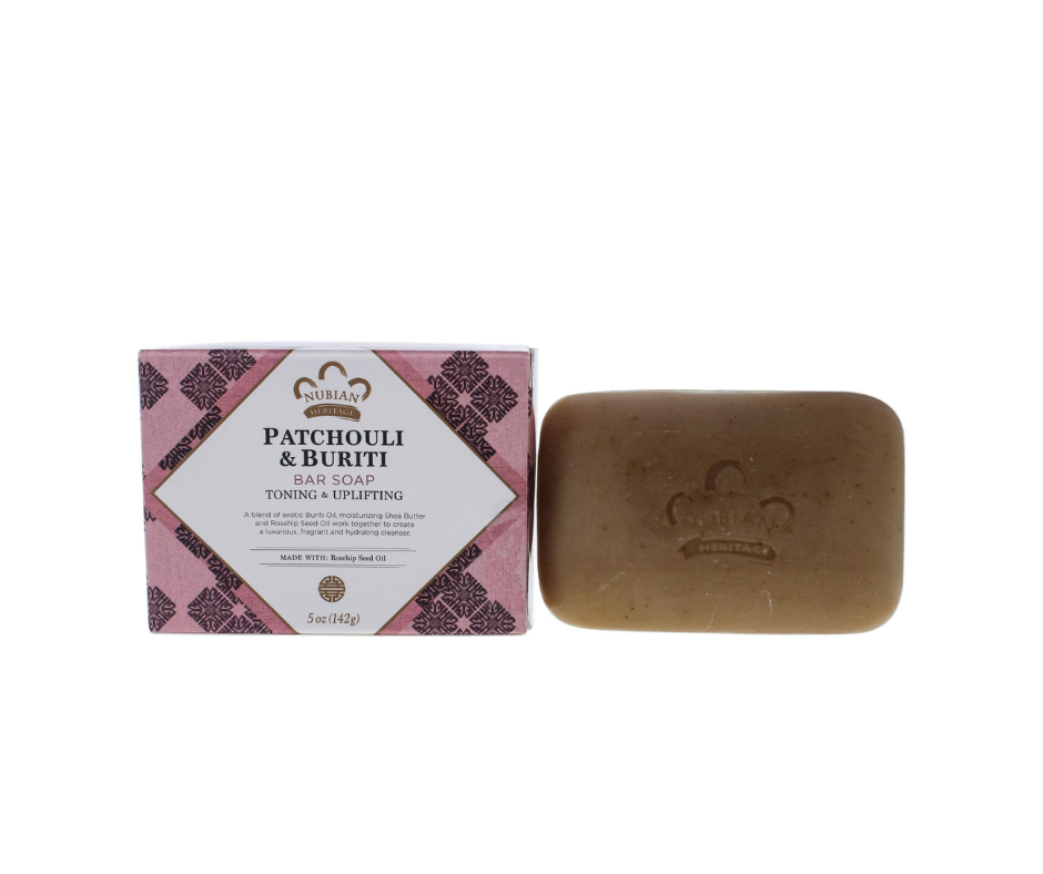 NUBIAN Heritage - Patchouli & Buriti - Savon Tonifiant & Liftant- 142g
