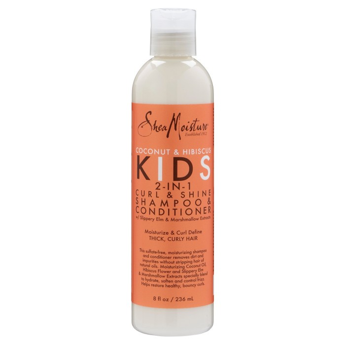 SHEA MOINTURE KIDS 2-IN-1 CURL & SHINE SHAMPOO CONDITIONER 236ml