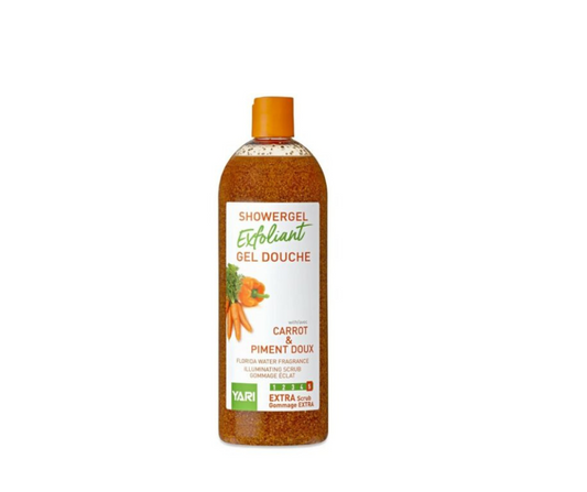 YARI  Gel Douche Exfoliant Carrot & Piment Doux 1000ml