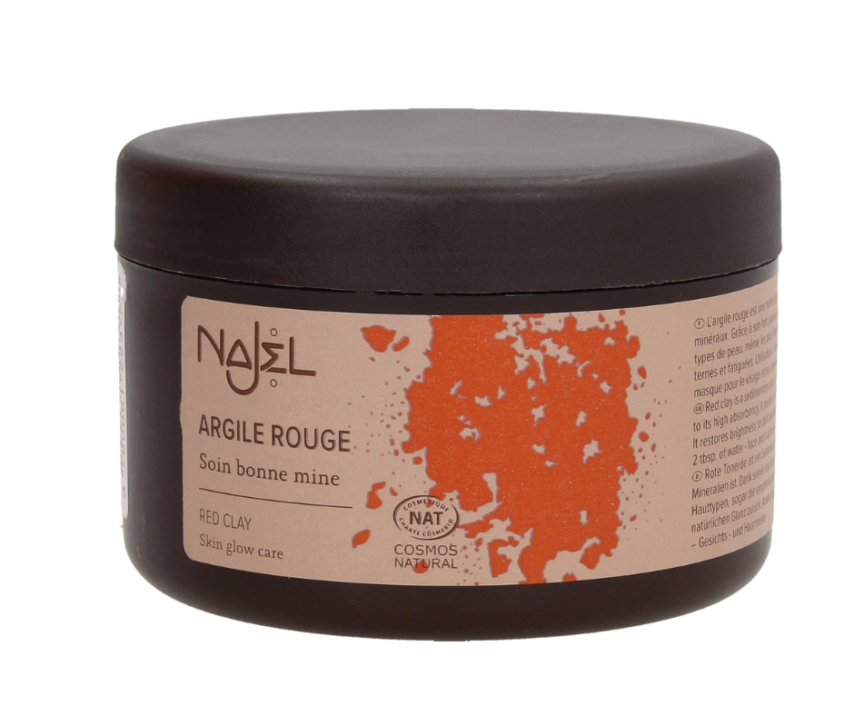 NAJEL Argile Rouge Poudre Peau normale à mixte