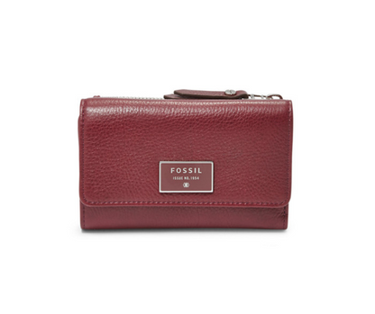 FOSSIL PORTEFEUILLE COULEUR BORDEAUX