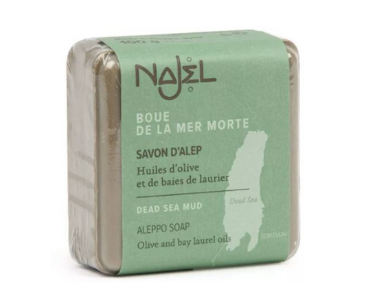 NAJEL Savon d'Alep à la Boue de la mer Morte Savon régénérant