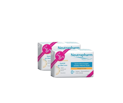 Neutrapharm Savon Surgras Dermo-Protecteur 150g (Lot de 2) | Peaux Sensibles & Sèches | Sequoia Store