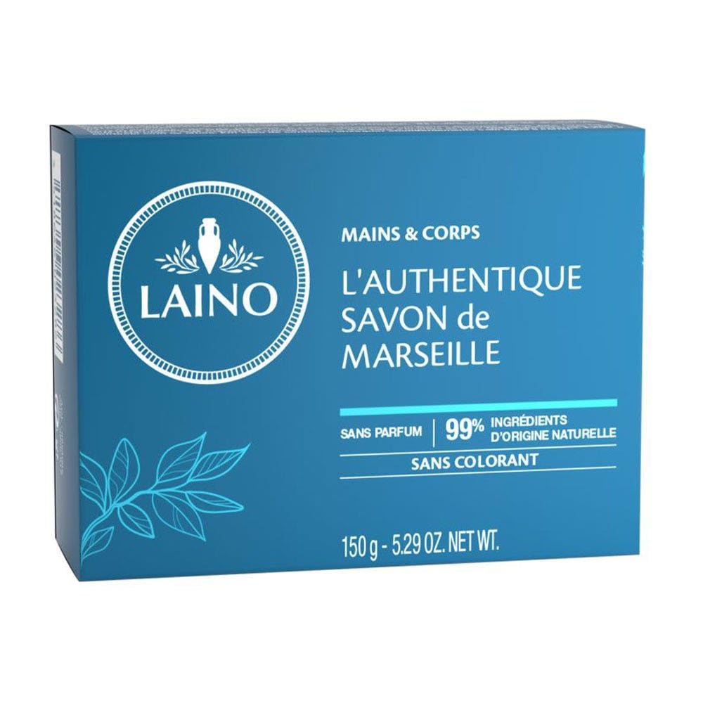 Savon de Marseille LAINO 150 g – Nettoyant Doux Peau & Corps | Sequoia Store Côte d’Ivoire