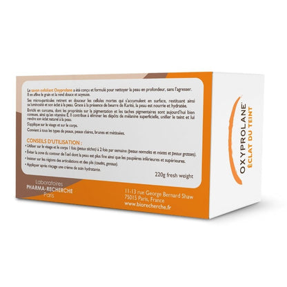 Savon Exfoliant au Curcuma Oxyprolane – Éclat du Teint & Anti-Taches | Sequoia Store Côte d’Ivoire