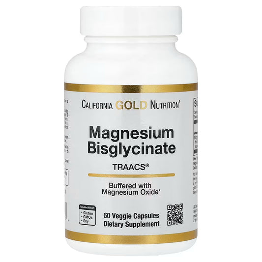 California Gold Nutrition Magnesium Bisglycinate| Relaxation, Anti-Stress & Récupération Optimale | Sequoia Store Côte d’Ivoire
