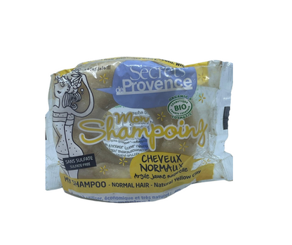 Secrets de Provence Shampoing Solide Bio 85g – Cheveux Normaux | Certifié COSMOS Organic | Sequoia Store Côte d’Ivoire
