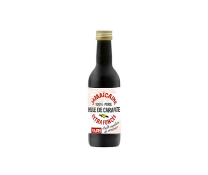 Yari Huile de Carapate Extra Foncée 250ML – 100% Pure Jamaican Black Castor Oil | Pousse & Réparation Cheveux | Côte d’Ivoire