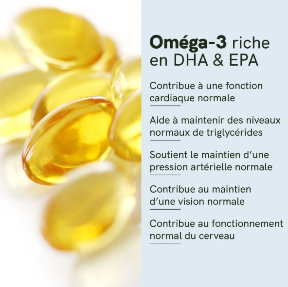 OstroVit Omega 3 – 90 Capsules | Santé Cœur & Cerveau | Sequoia Store Côte d’Ivoire