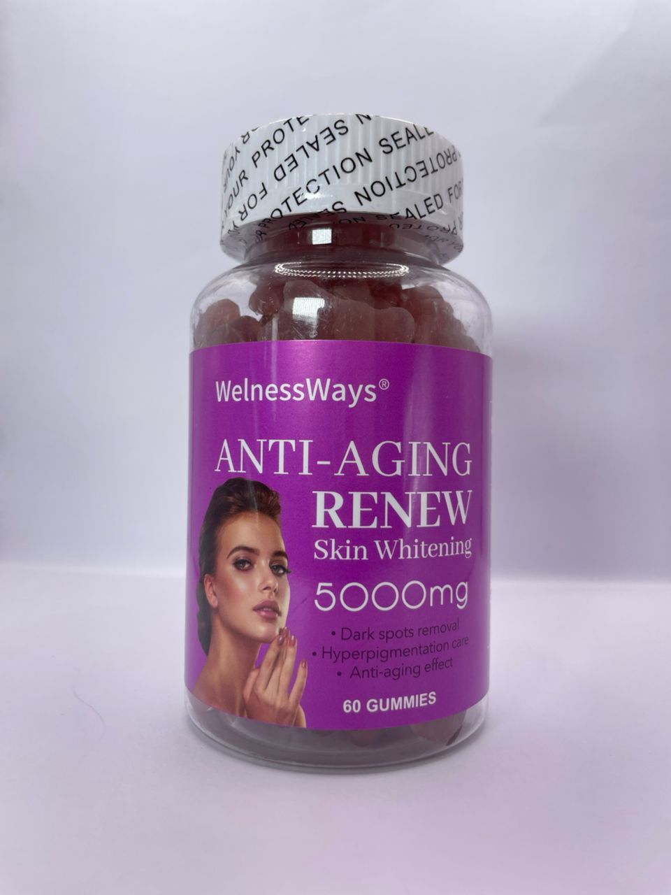 Gummies Anti-Âge 5000mg – Éclat & Uniformité du Teint | Beauté Intérieure | Sequoia Store Côte d’Ivoire