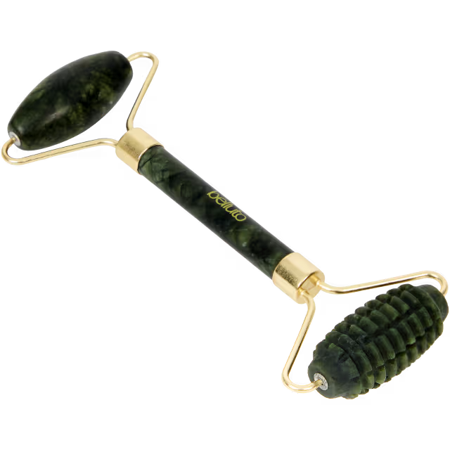 Rouleau de Jade Visage Belluto – Massage Facial Anti-Âge & Drainage Lymphatique | Sequoia Store Côte d’Ivoire