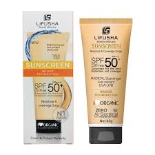 Crème Solaire SPF 50 Lifusha – Protection UVA/UVB Haute Performance | Sequoia Store Côte d’Ivoire